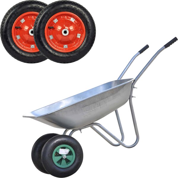 Тачка Skiper SBK 2x85 + 2 Колеса SBK 3.25-8 / SBK285.00+SBK325.8 - фото