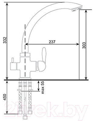 Смеситель Ulgran U-017