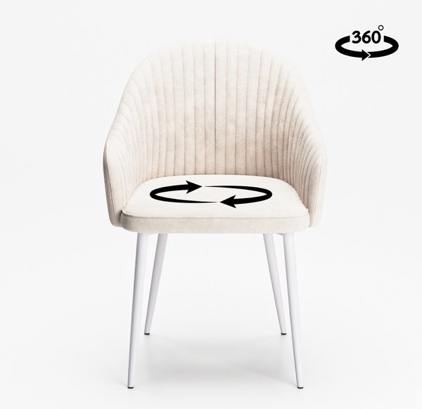 Стул Табурет Шелл поворотный