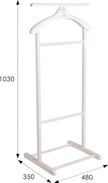 Стойка для одежды Мебелик Костюмная складная В 21Н