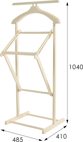 Стойка для одежды Мебелик Костюмная складная В 21Н