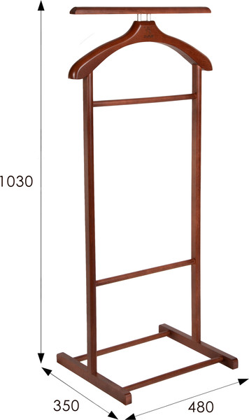 Стойка для одежды Мебелик Костюмная складная В 21Н