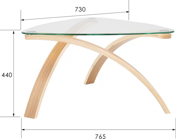Журнальный столик Мебелик Гурон 3