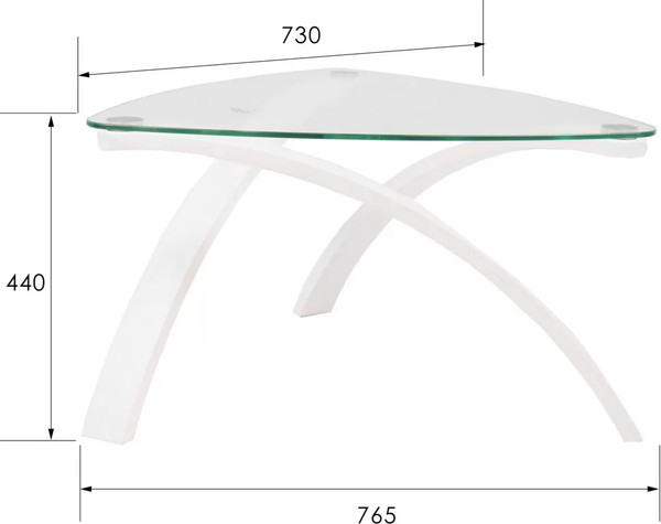 Журнальный столик Мебелик Гурон 3