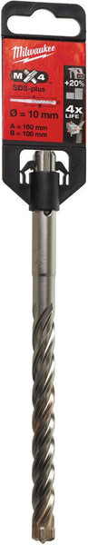 Бур Milwaukee SDS-Plus MX4 Бур 10x100x160 / 4932352026