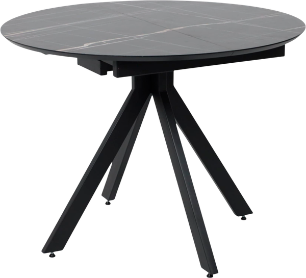 Обеденный стол LEPREMO AV 1107 HPL+МДФ раздвижной 1000-1350x750  - фото