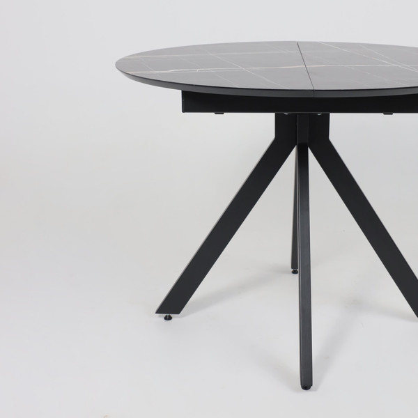 Обеденный стол LEPREMO AV 1107 HPL+МДФ раздвижной 1000-1350x750 