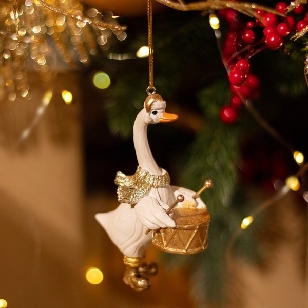 Елочная игрушка Lefard Гусь 162-1303