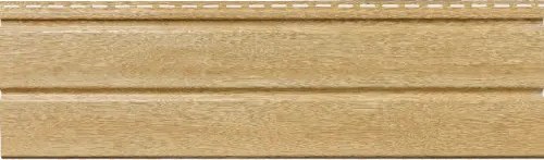 Сайдинг Альта-профиль Альта-Брус Люкс Каштан 3000х250мм - фото