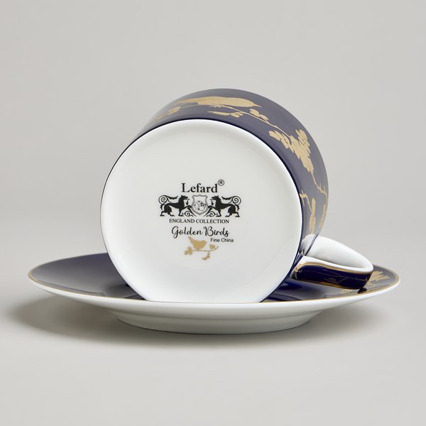 Чашка с блюдцем Lefard Golden Birds 419-134