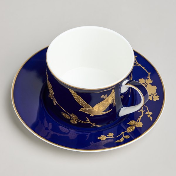 Чашка с блюдцем Lefard Golden Birds 419-135