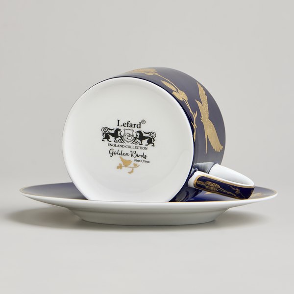 Чашка с блюдцем Lefard Golden Birds 419-135