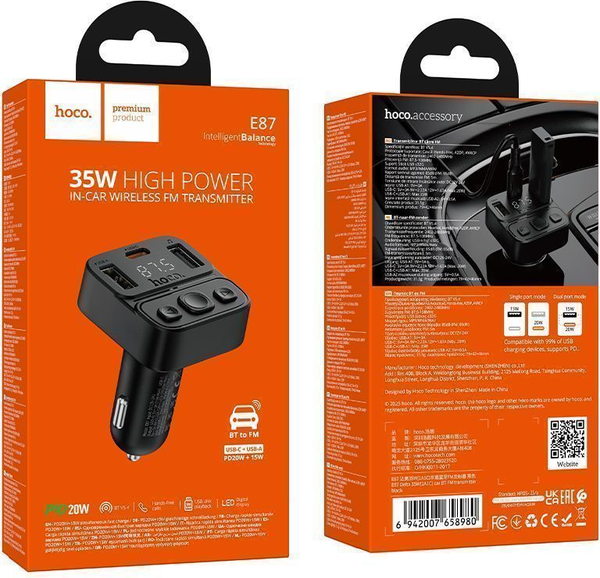 FM-модулятор Hoco E87