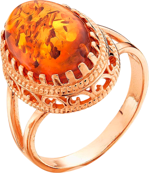 Кольцо Wolves Янтарь 1734 - фото