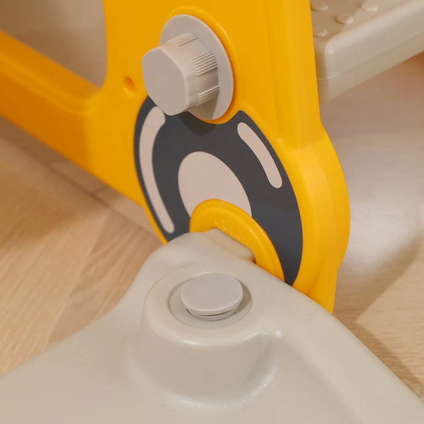 Горка-комплекс UNIX Kids Funny Car с качелями / ppslsw138yel