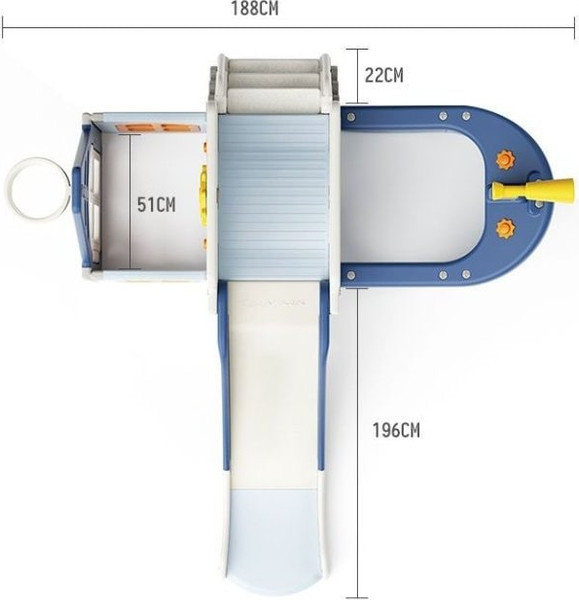 Игровой комплекс UNIX Kids Pirate / pboatsl177blu