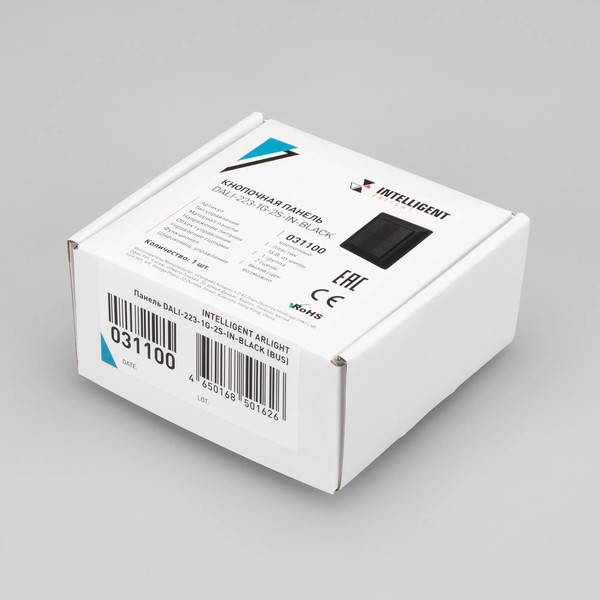 Выключатель Arlight Intelligent DALI-223-1G-2S-IN-BLACK / 031100