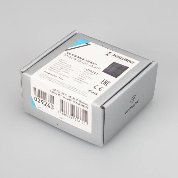Выключатель Arlight Intelligent DALI-223-1G-4S-IN-BLACK / 029243