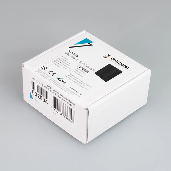 Выключатель Arlight Intelligent DALI-223-2K-D2-IN-BLACK / 032504
