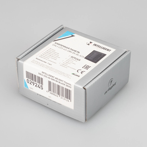 Выключатель Arlight Intelligent DALI-223-4G-DIM-IN-BLACK / 029245