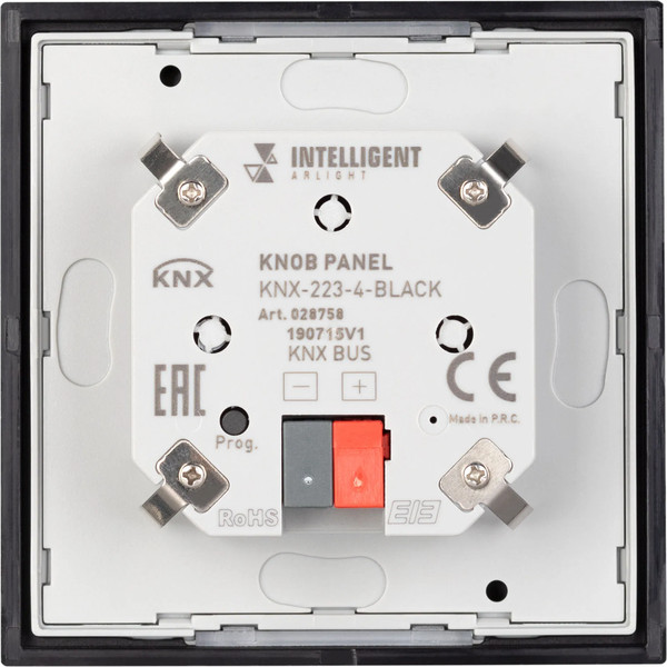 Выключатель Arlight Intelligent KNX-223-4-BLACK / 028758
