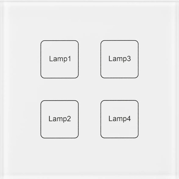 Выключатель Arlight Intelligent DALI-901-11-ADDR-DIM-DT6-IN White / 037192 - фото