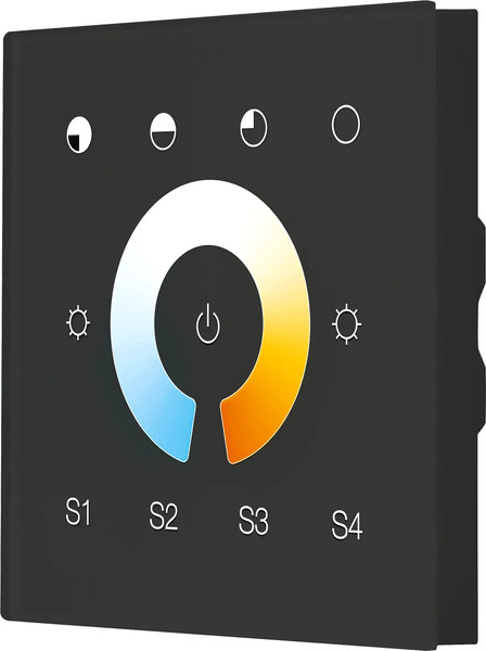 Выключатель Arlight Intelligent DALI-901-11-1G-4SC-MIX-DT8-IN Black / 037195 - фото