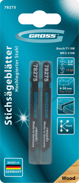 Набор полотен для лобзика Gross 78275