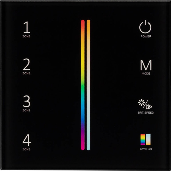 Выключатель Arlight Sens SMART-P55-MULTI Black / 028310 - фото