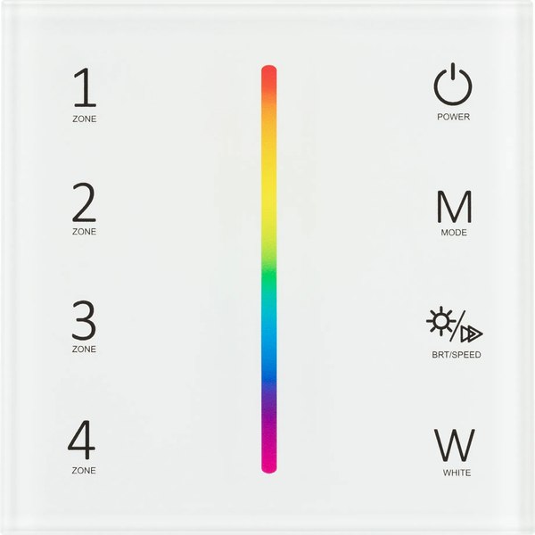 Выключатель Arlight Sens SMART-P45-RGBW White / 028140 - фото