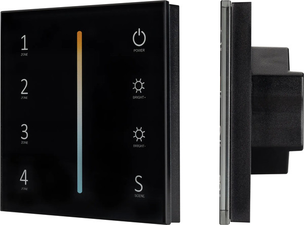 Выключатель Arlight Sens SMART-P43-MIX Black / 028137