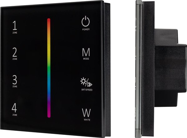 Выключатель Arlight Sens SMART-P30-RGBW Black / 027104