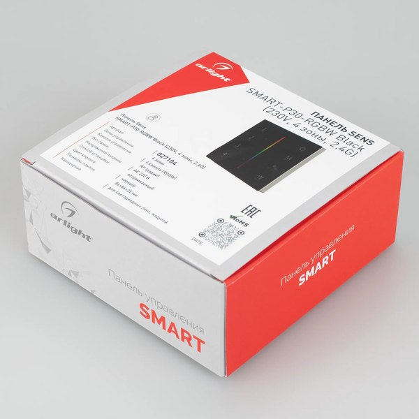 Выключатель Arlight Sens SMART-P30-RGBW Black / 027104