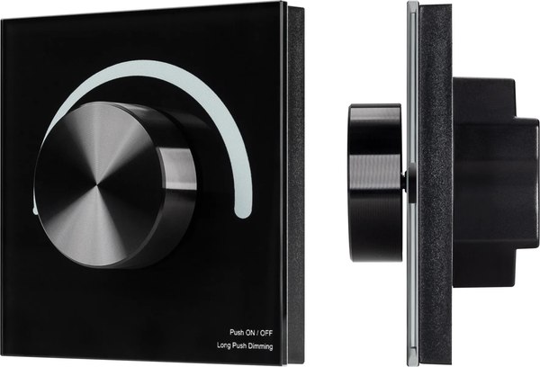 Выключатель Arlight SMART-P99-DIM-G-IN Black / 028433