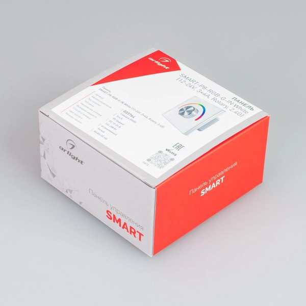 Выключатель Arlight SMART-P8-RGB-G-IN White / 033764
