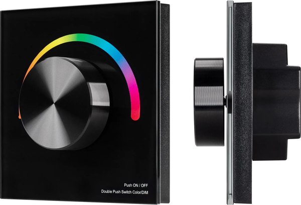 Выключатель Arlight SMART-P8-RGB-G-IN Black / 033763