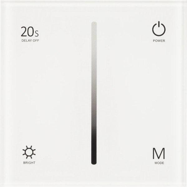 Выключатель Arlight SMART-P6-DIM-G-IN White / 034781 - фото