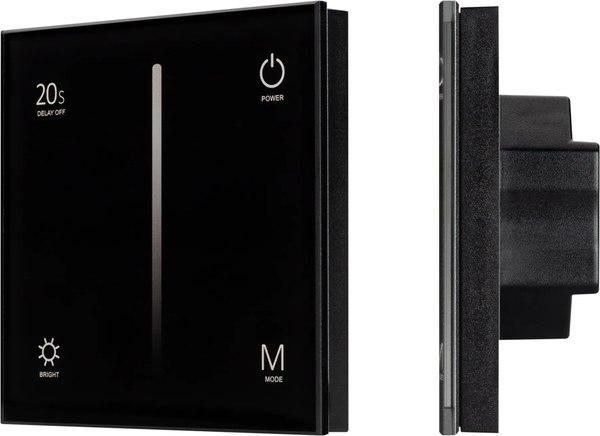 Выключатель Arlight SMART-P6-DIM-G-IN Black / 034780