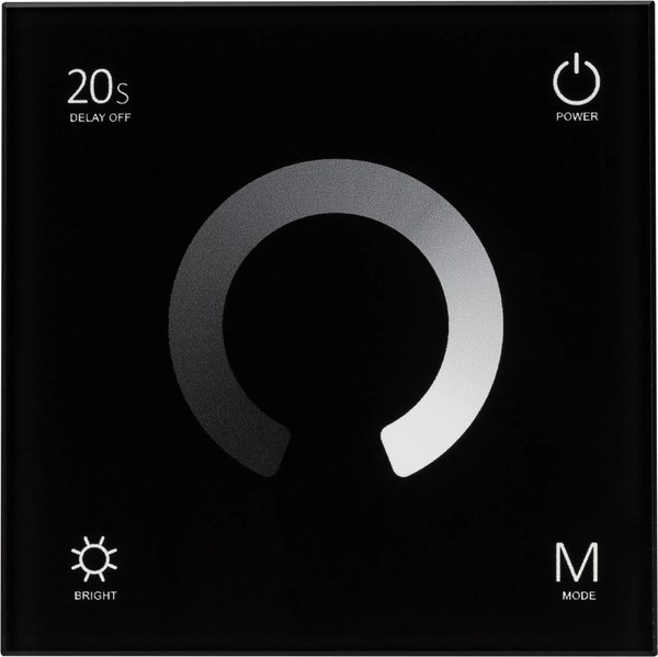 Выключатель Arlight SMART-P4-DIM-G-IN Black / 034778 - фото