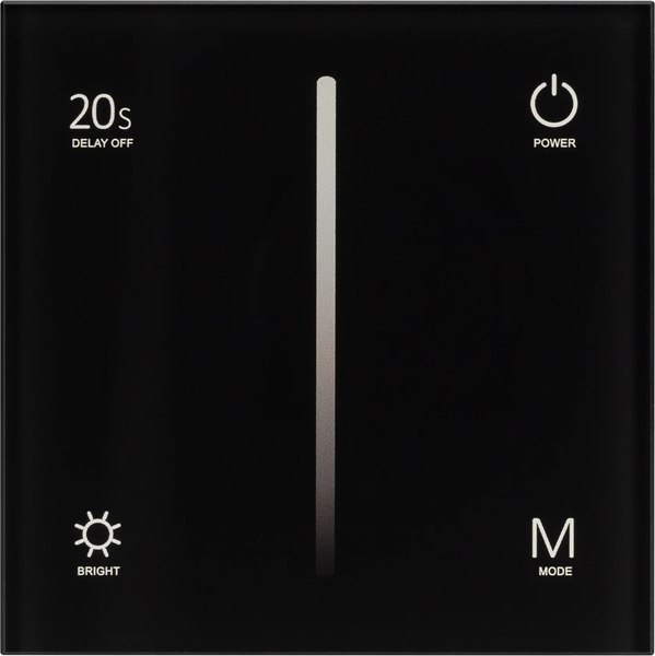 Выключатель Arlight SMART-P36-DIM-IN Black / 028110 - фото