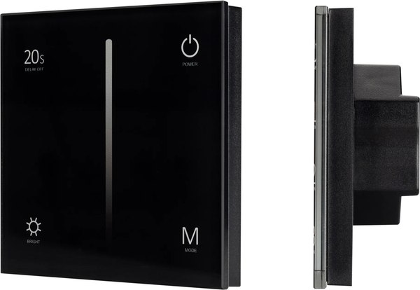 Выключатель Arlight SMART-P35-DIM-IN Black / 028113