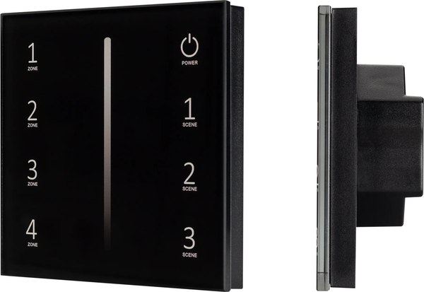 Выключатель Arlight SMART-P34-DIM-IN Black / 028112