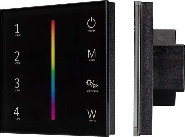 Выключатель Arlight SMART-P22-RGBW-G-IN Black / 033766