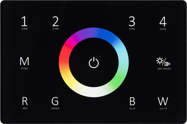 Выключатель Arlight Sens SMART-P85-RGBW Black / 028405 - фото