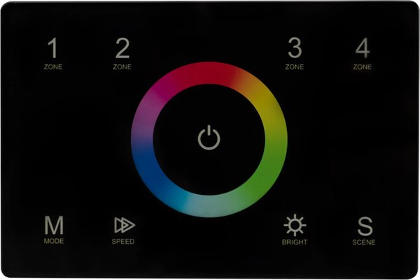Выключатель Arlight Sens SMART-P83-RGB Black / 028403 - фото
