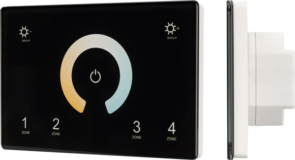 Выключатель Arlight Sens SMART-P81-MIX Black / 028401