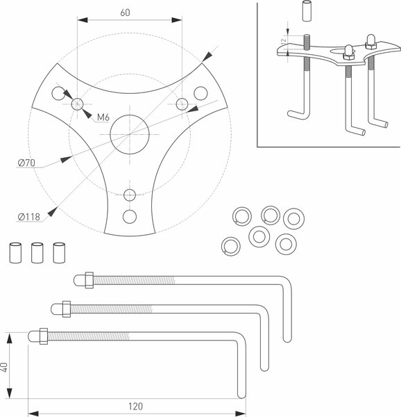Светильник уличный Arlight LGD-STEM-BOLL-H900-10W Warm2700 GR / 052702
