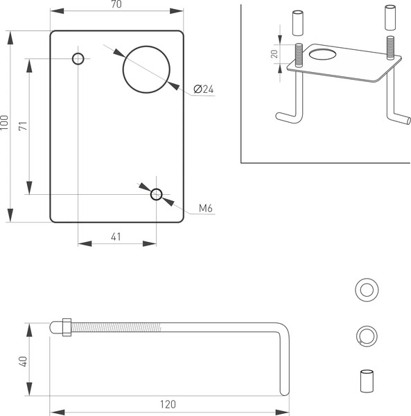 Светильник уличный Arlight LGD-MARK-BOLL-H650-7W Warm3000 GR / 029965