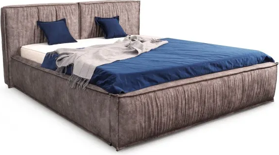 Полуторная кровать Мебельград Чикаго 160x200 с подъемным ортопедическим осн. и бельевым ящиком - фото