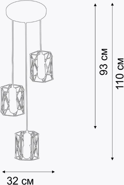 Люстра Vitaluce V43820-1/3S
